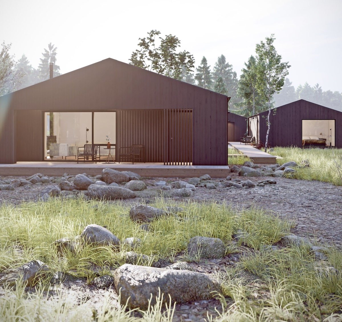 Two-Bedroom, Open-Concept Barndominium Floor Plans for Your Dream Home - Den
