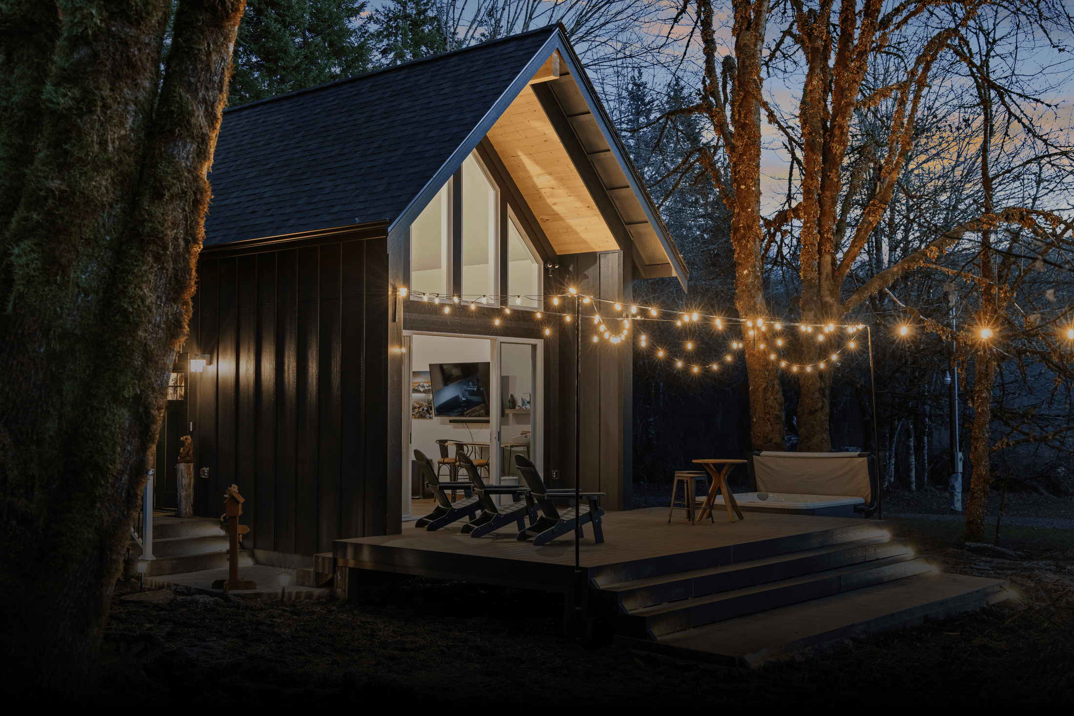 Modern Cabin Plans in Washington: El Osito BnB Near Mount Rainier