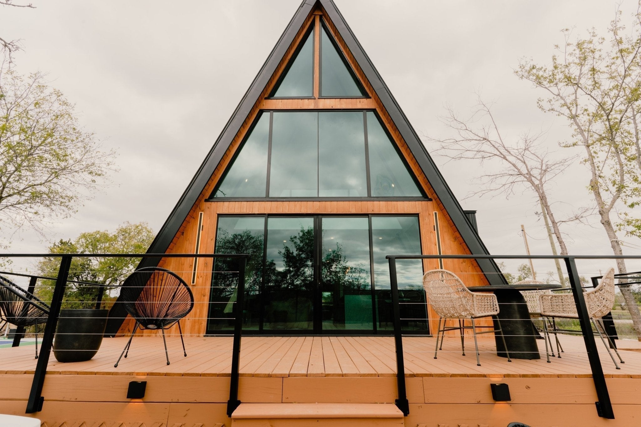 Pedernales A-Frame in Texas Hill Country: Modern Cabin Plans Meet Shor ...