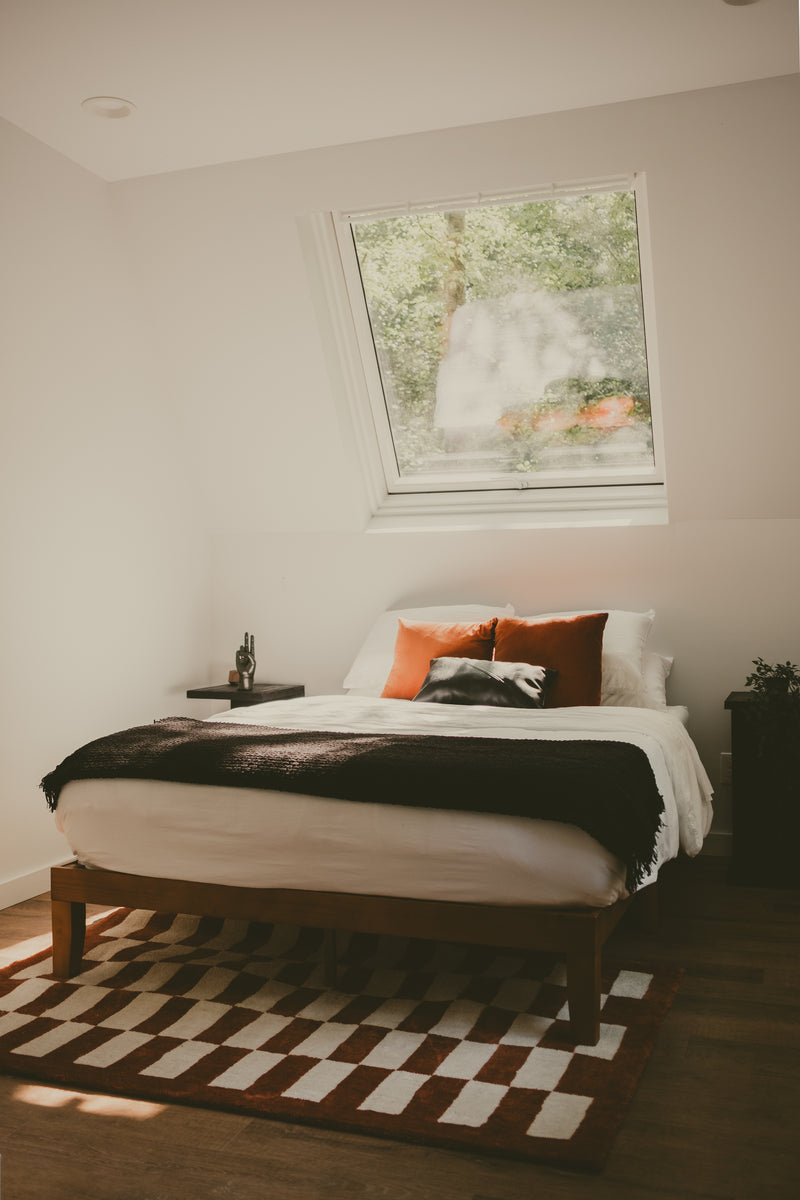 DEN interior with added skylight
