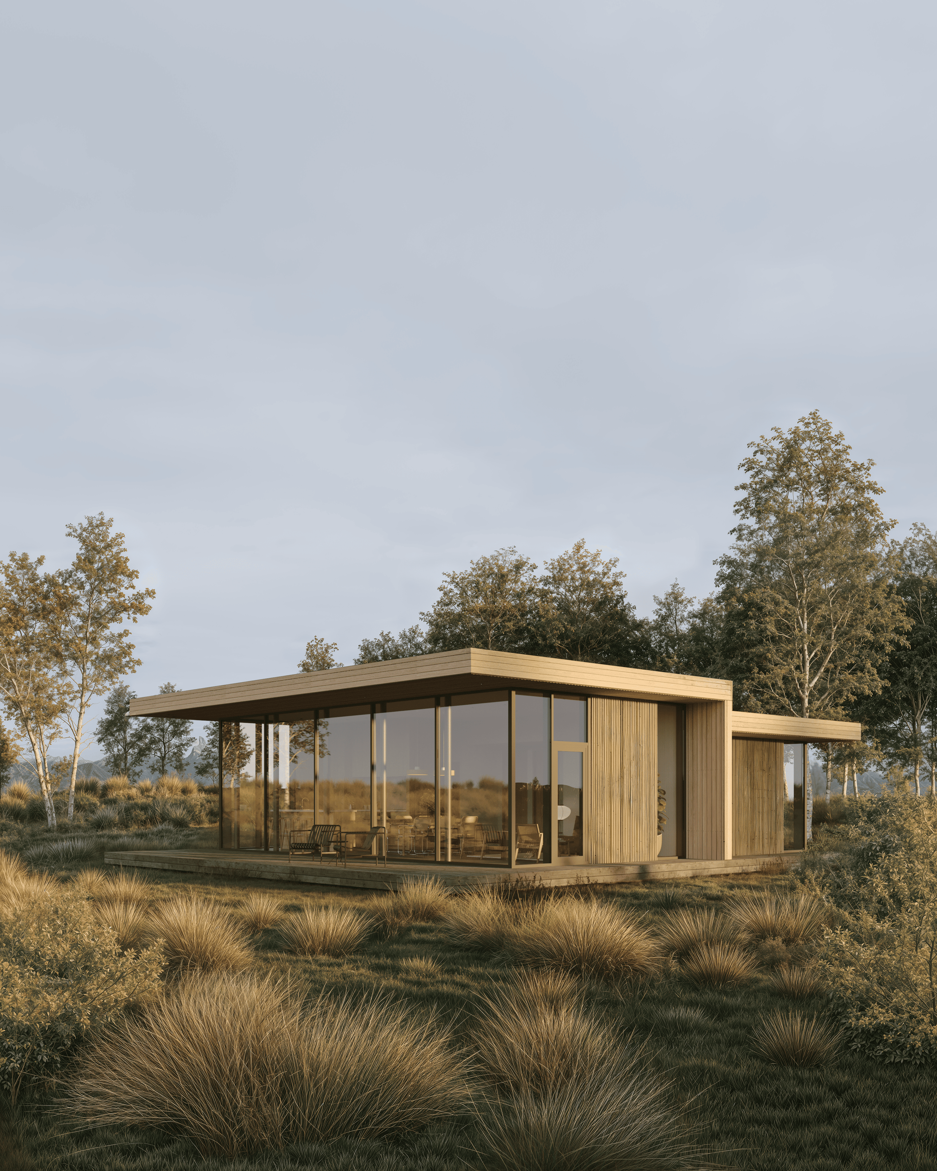 Linear House Prefab Deposit