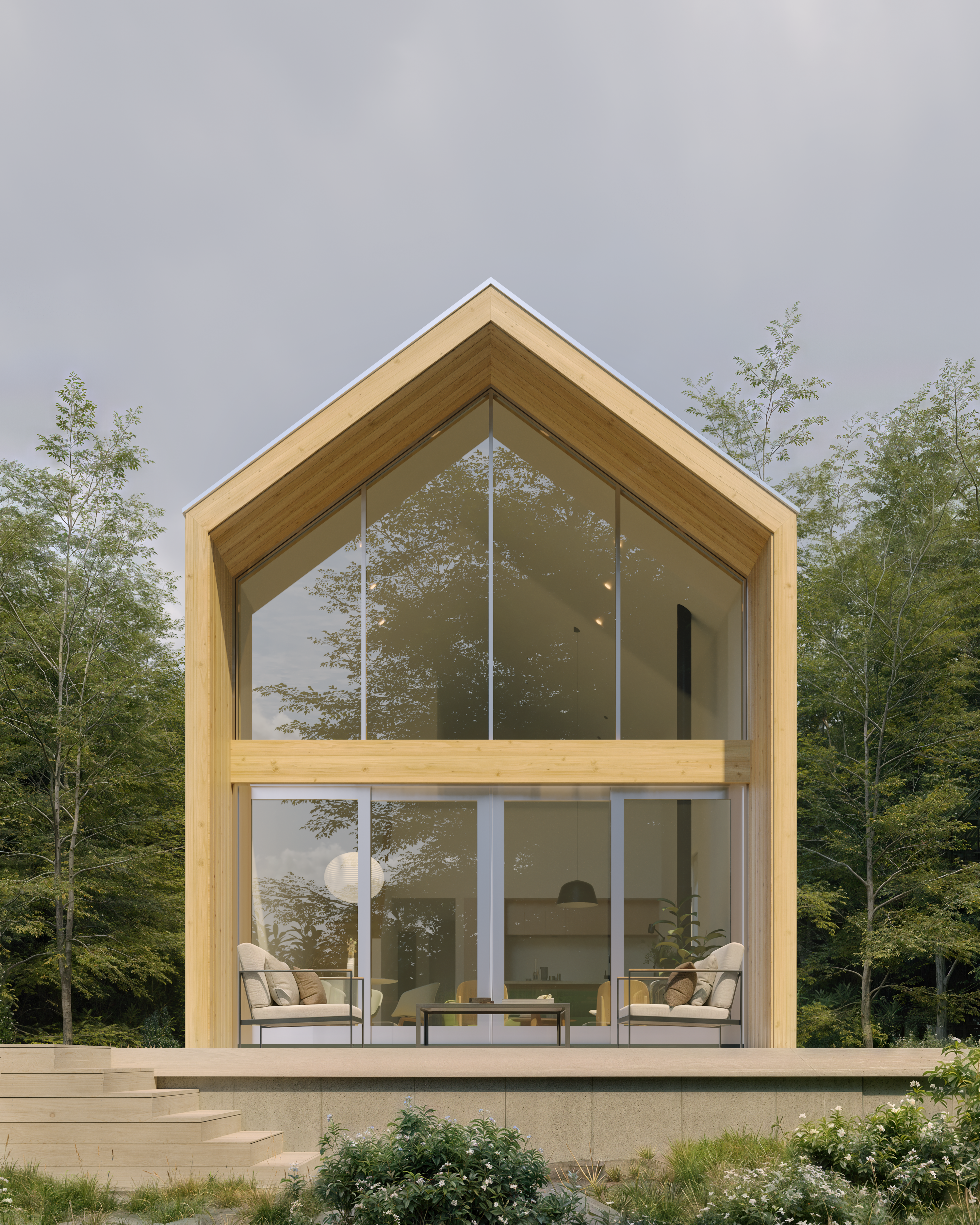 2-Bath Modern Alpine 2025 Prefab Deposit