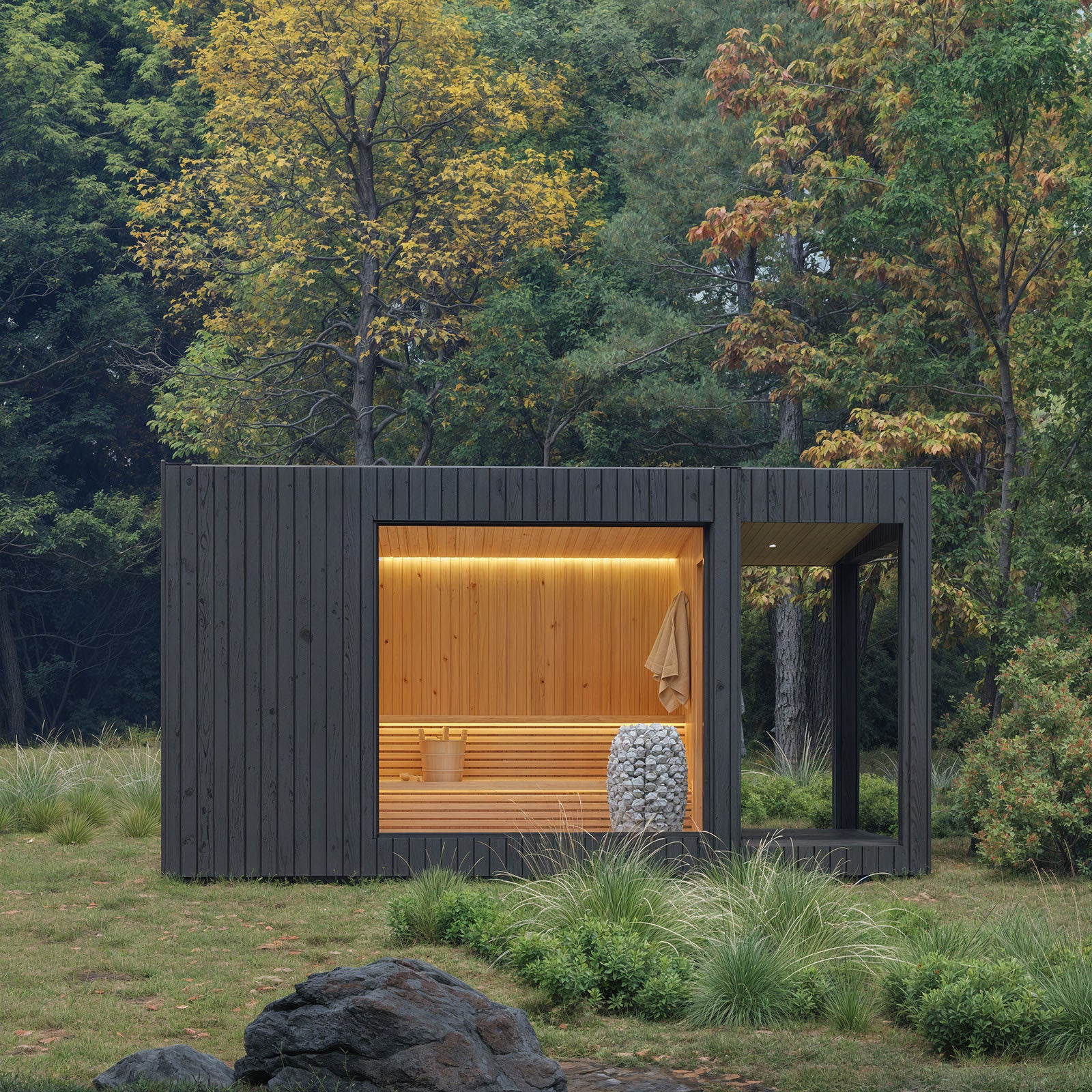 Large Modern Sauna