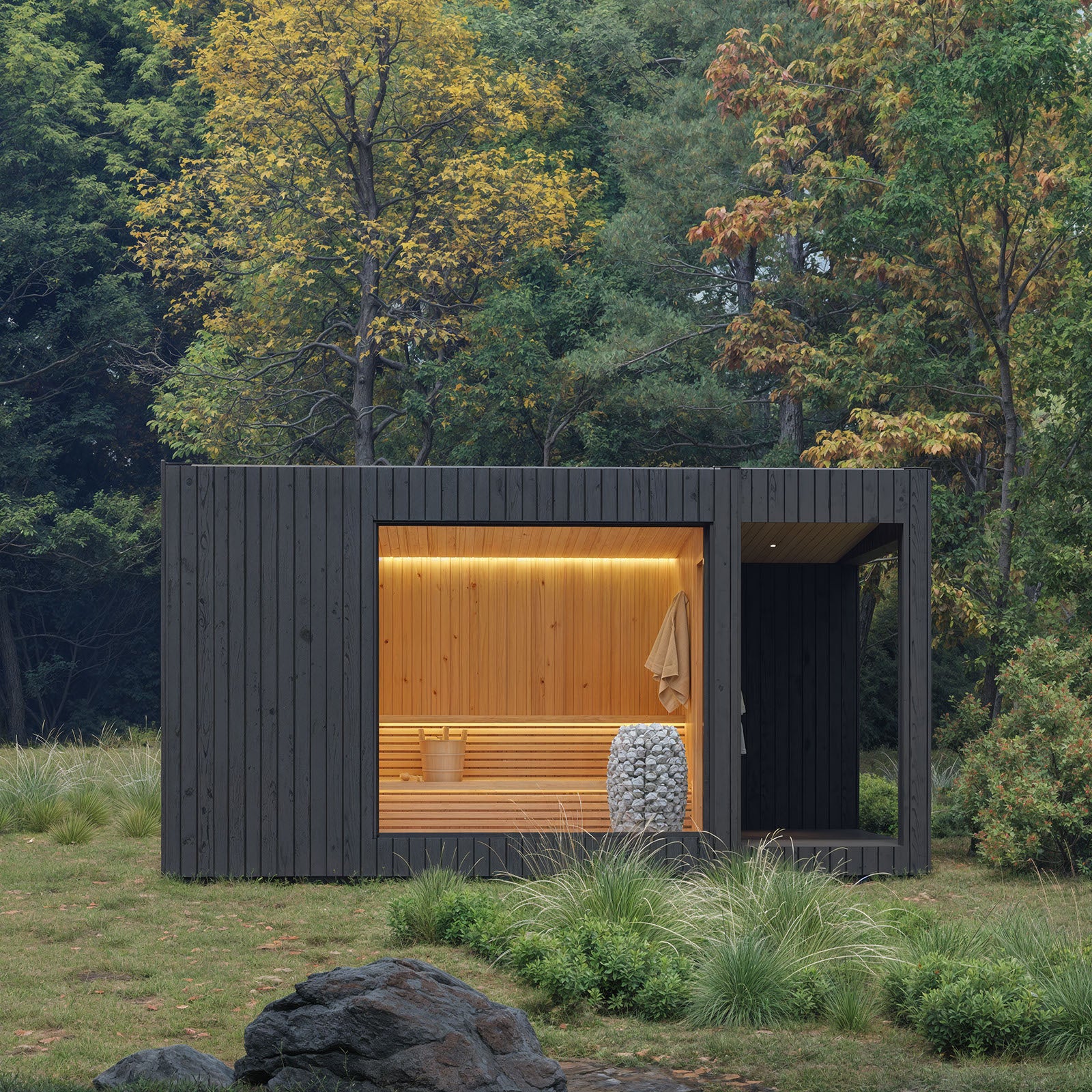 Large Modern Sauna