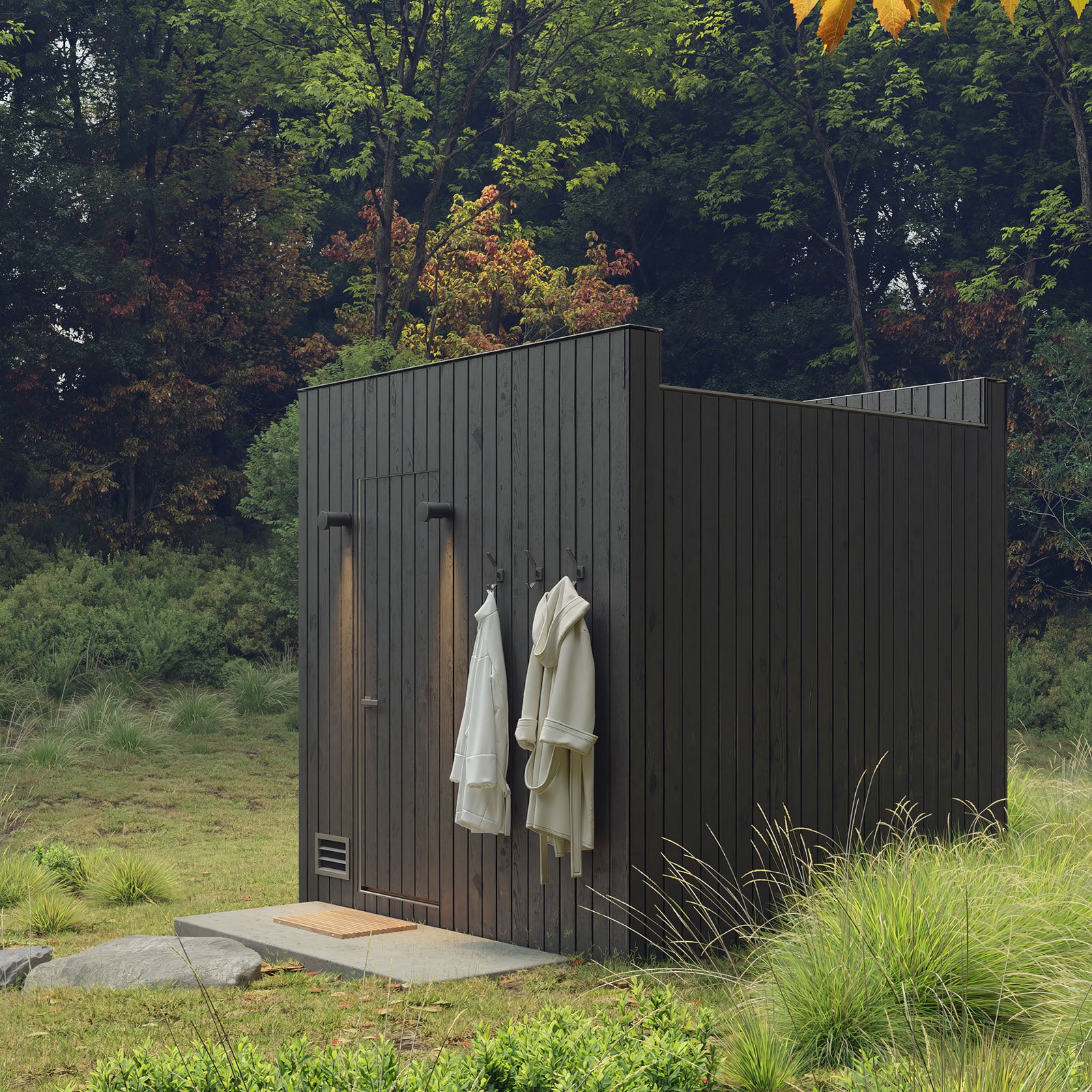 Medium Modern Sauna