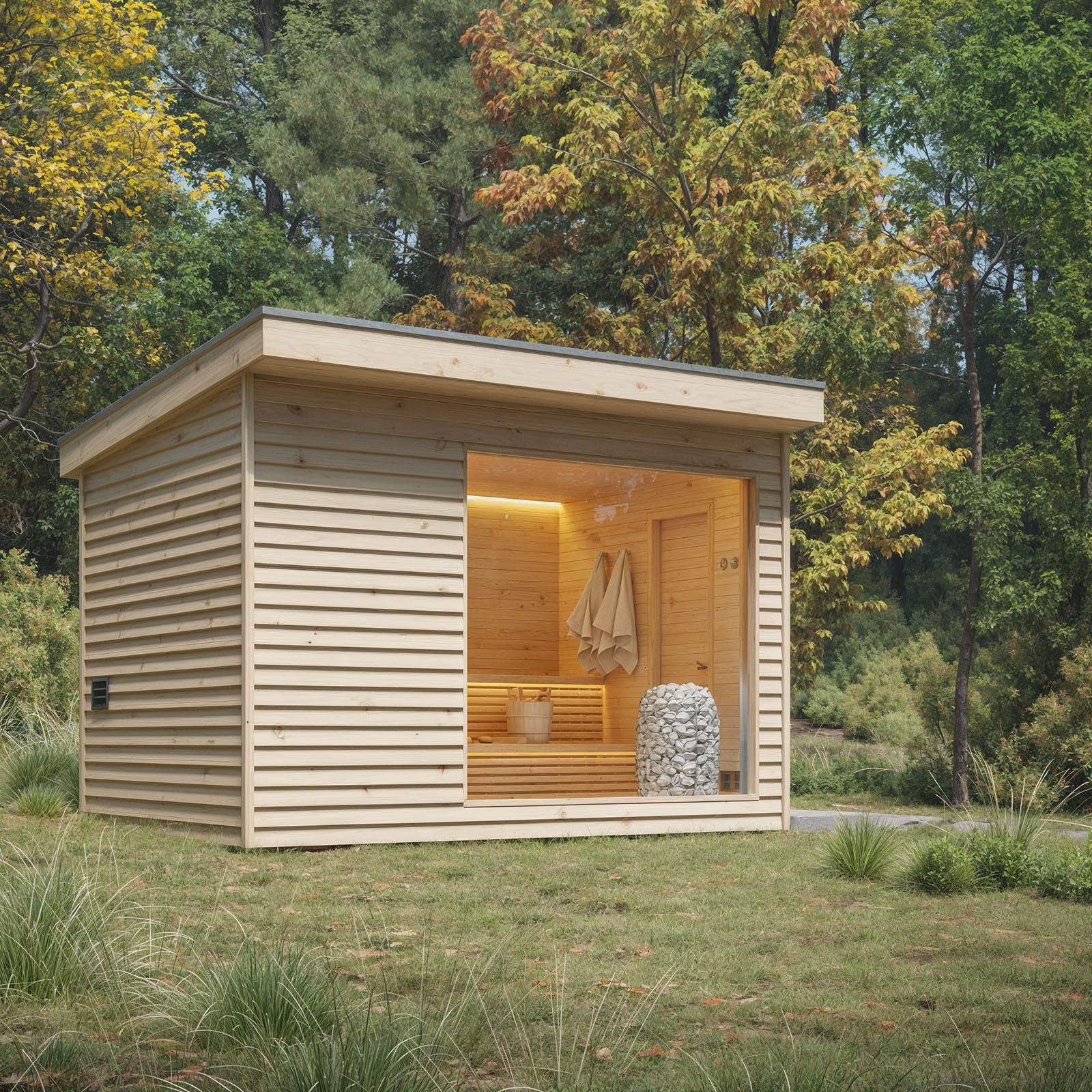 Large Rustic Sauna