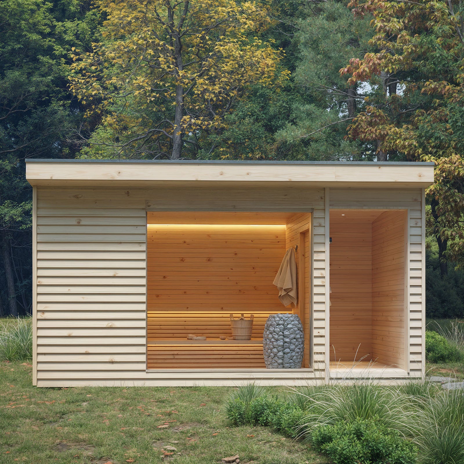 Large Rustic Sauna