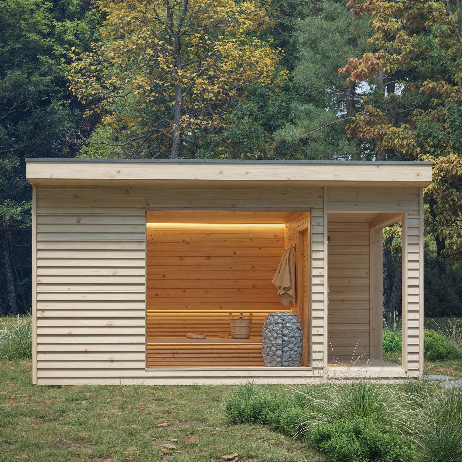 Large Rustic Sauna
