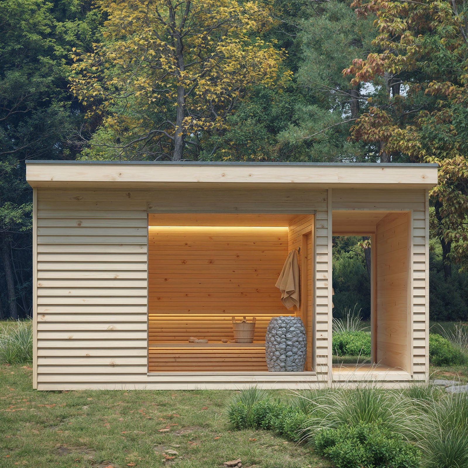 Large Rustic Sauna
