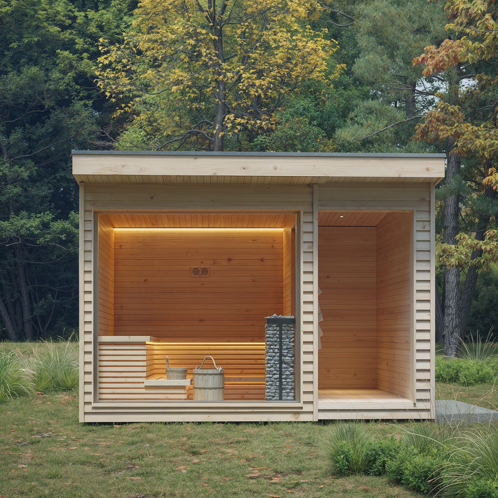 Medium Rustic Sauna