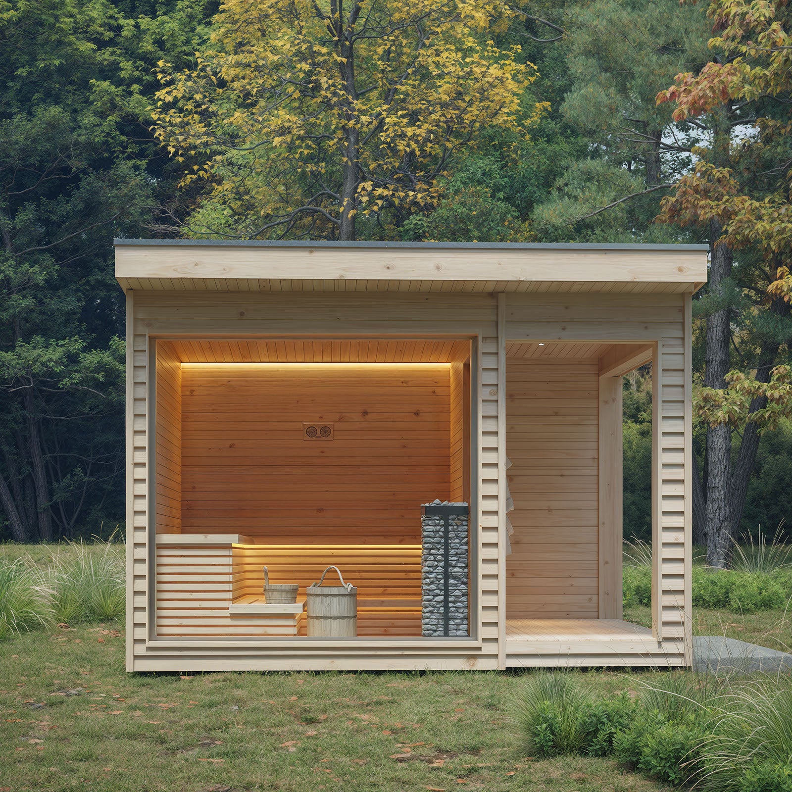 Medium Rustic Sauna