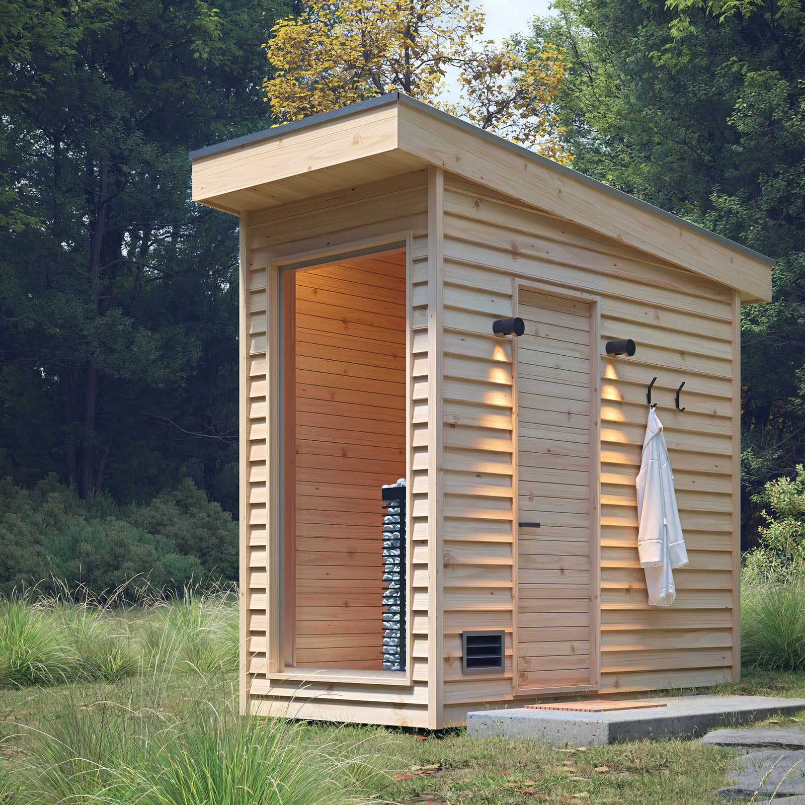 Small Rustic Sauna