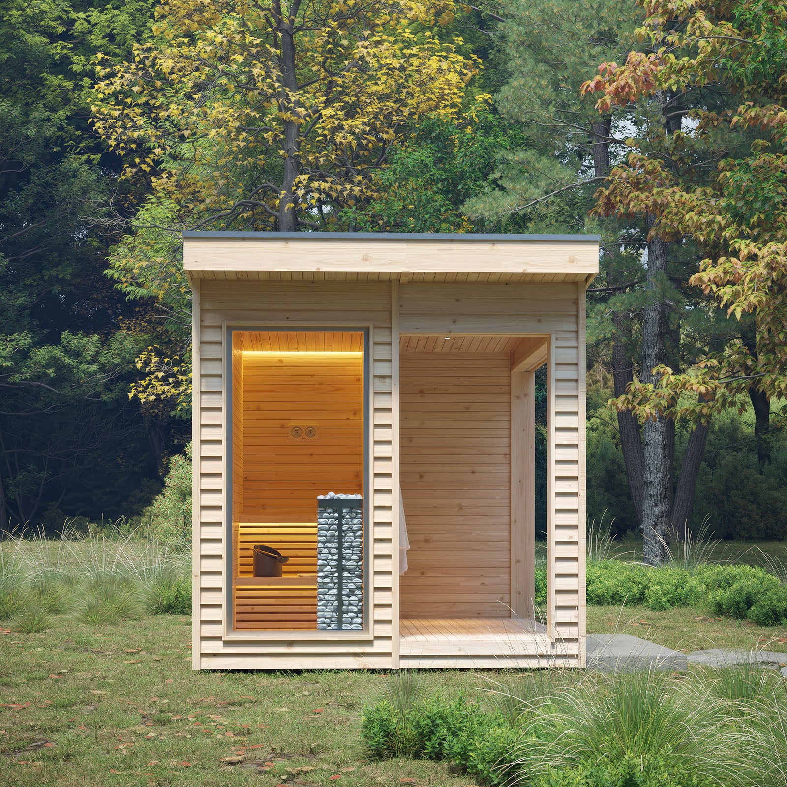 Small Rustic Sauna