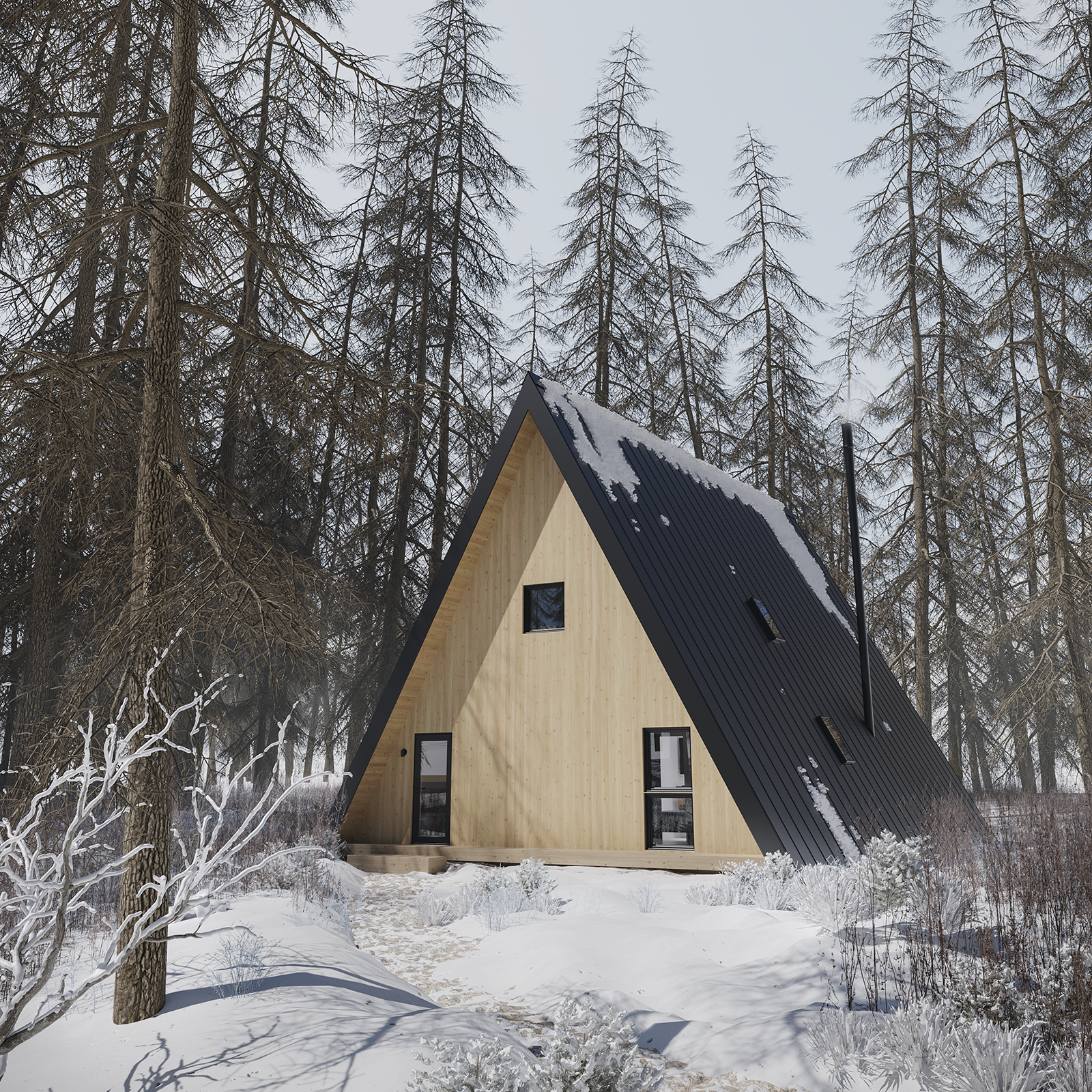 A-Frame House Plus