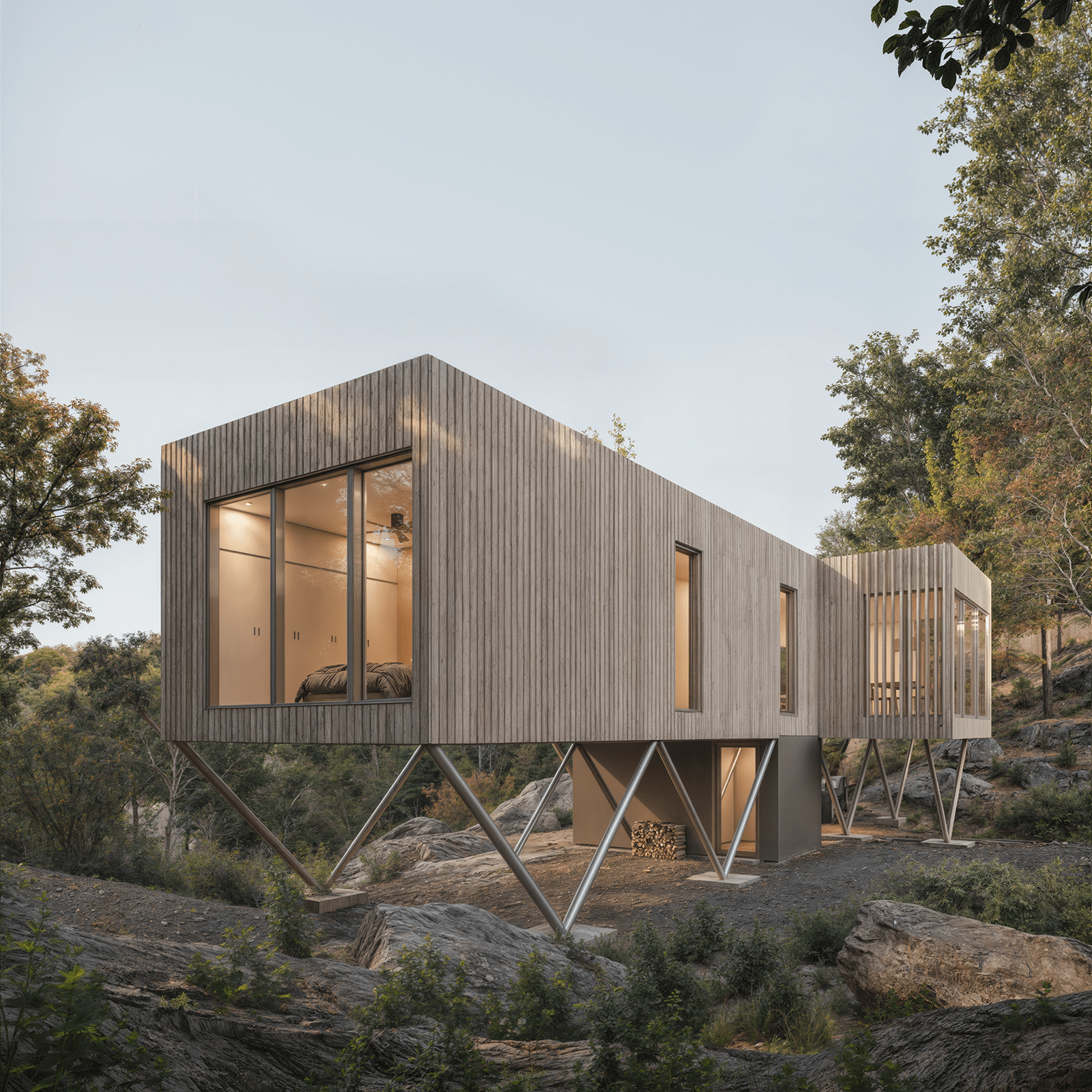 Modern Treehouse Prefab | Fully Engineered Cabin Kits by DEN – Den