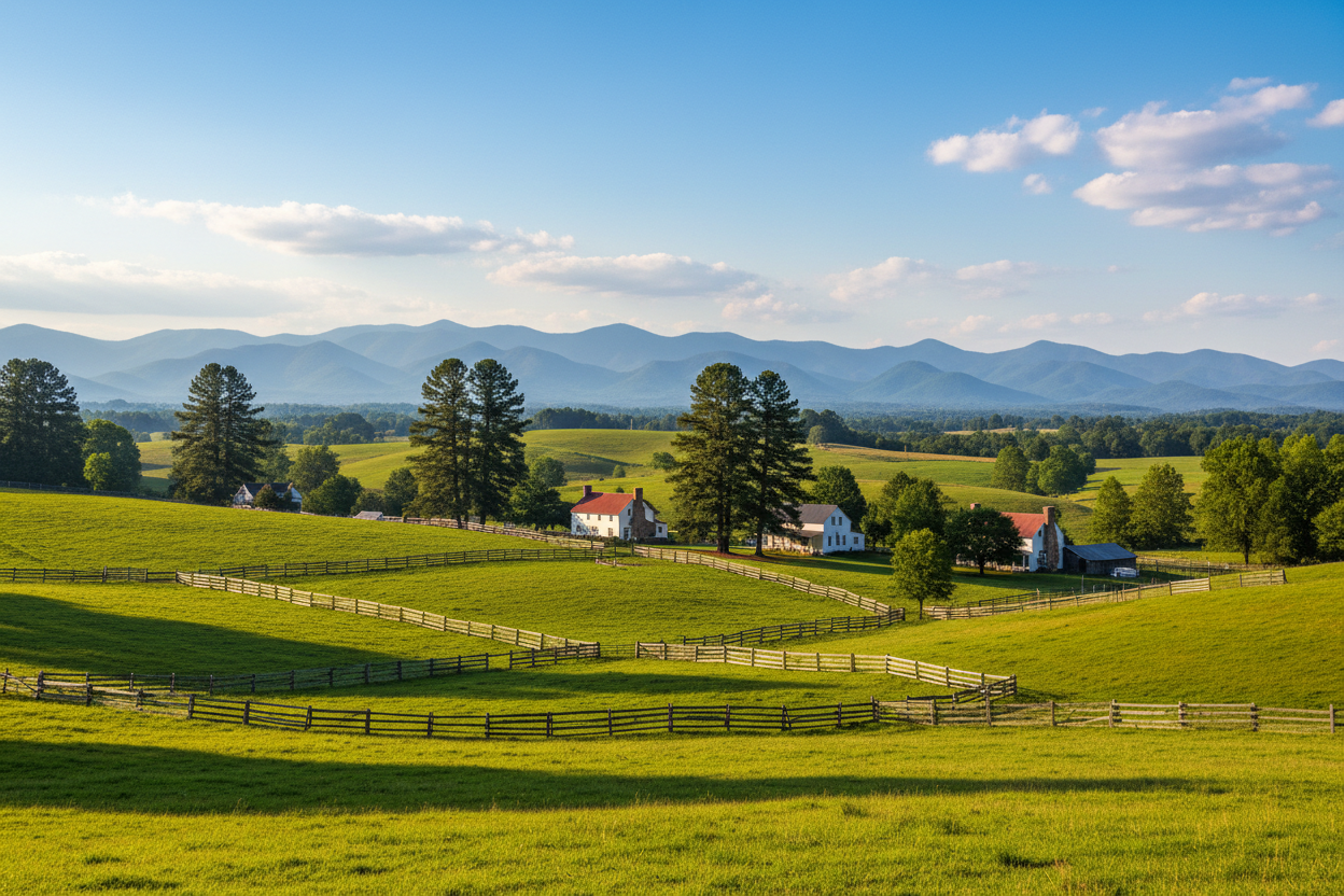 north carolina country side