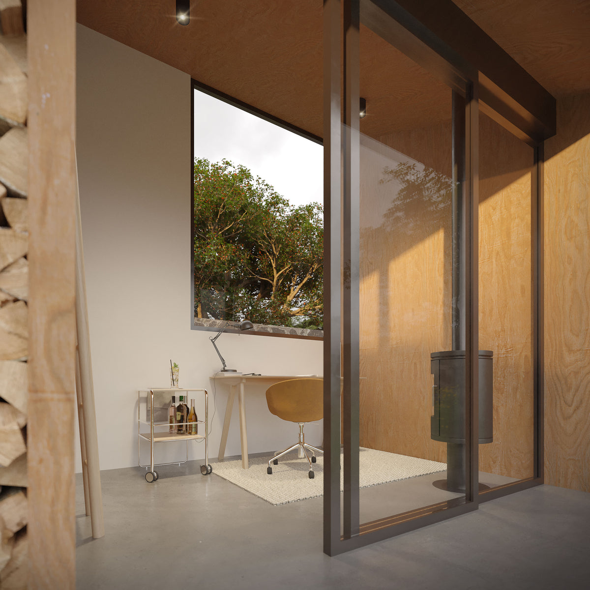 The DEN Study Plus - Download Modern Backyard Office Plans - DEN – Den