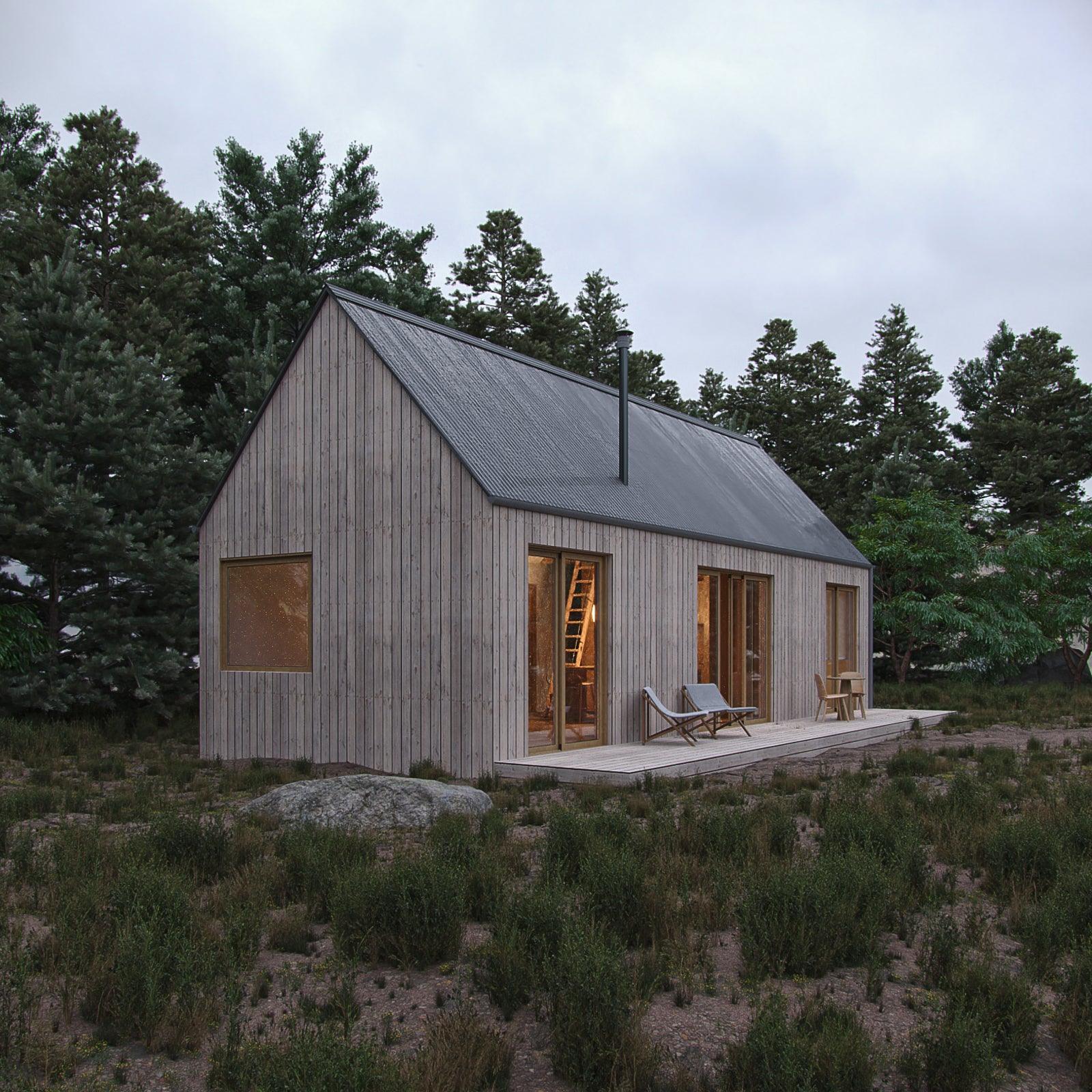 Modern Loft Barnhouse - Den