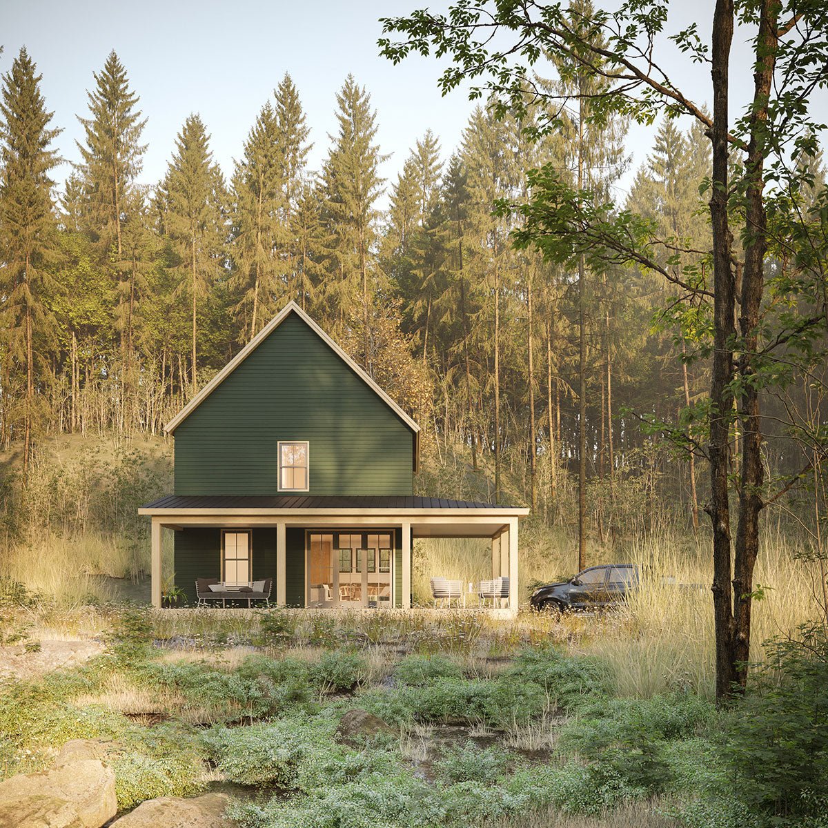 Eastern Farmhouse - Den