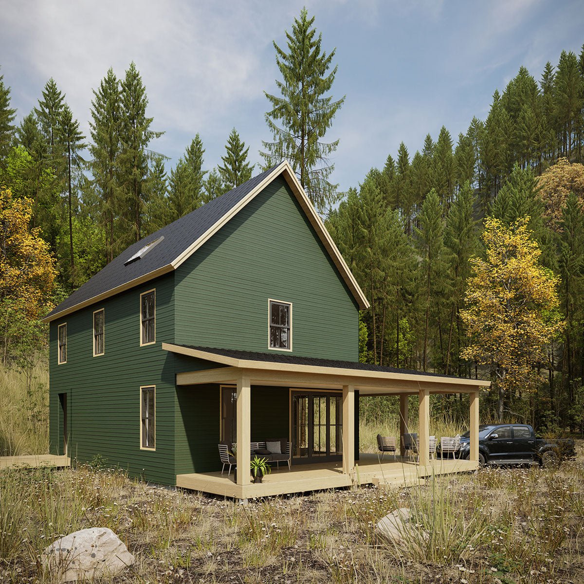 Eastern Farmhouse - Den
