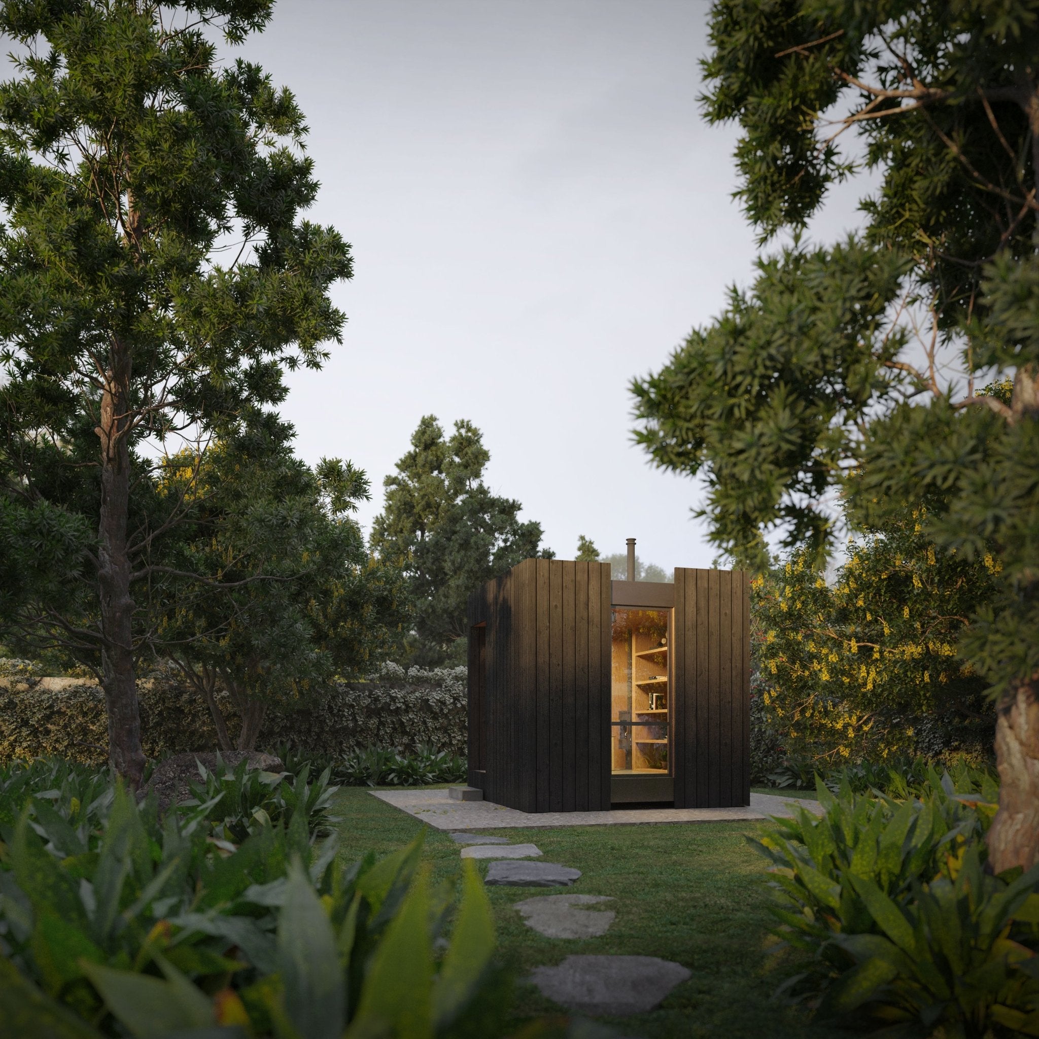 The DEN Pod Mini - Download Modern Backyard Office Plans - DEN – Den