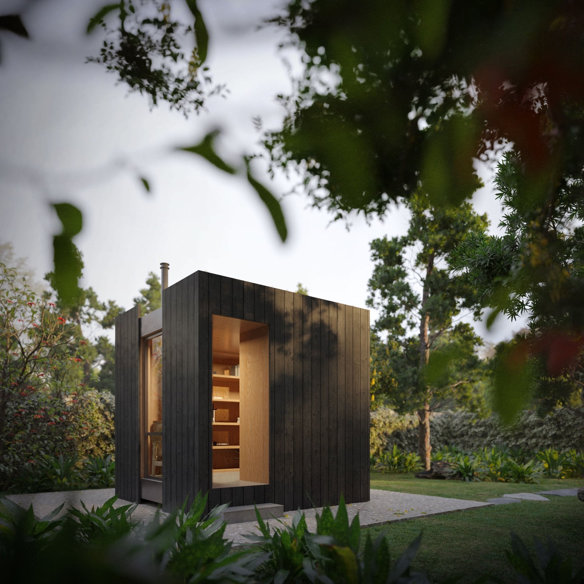 The DEN Pod Mini - Download Modern Backyard Office Plans - DEN – Den
