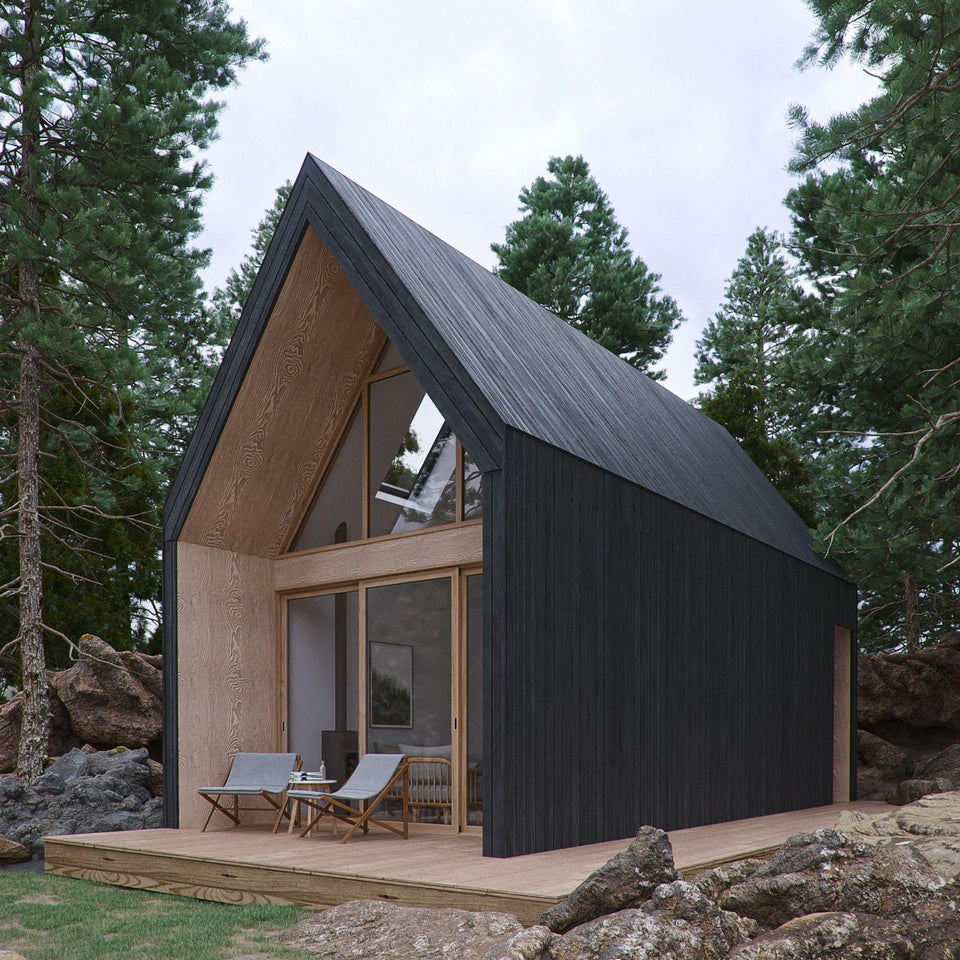 Modern Alpine Cabin - Den
