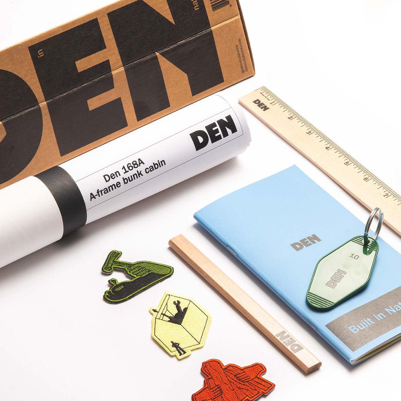 Cabin Plans In A Box - Den